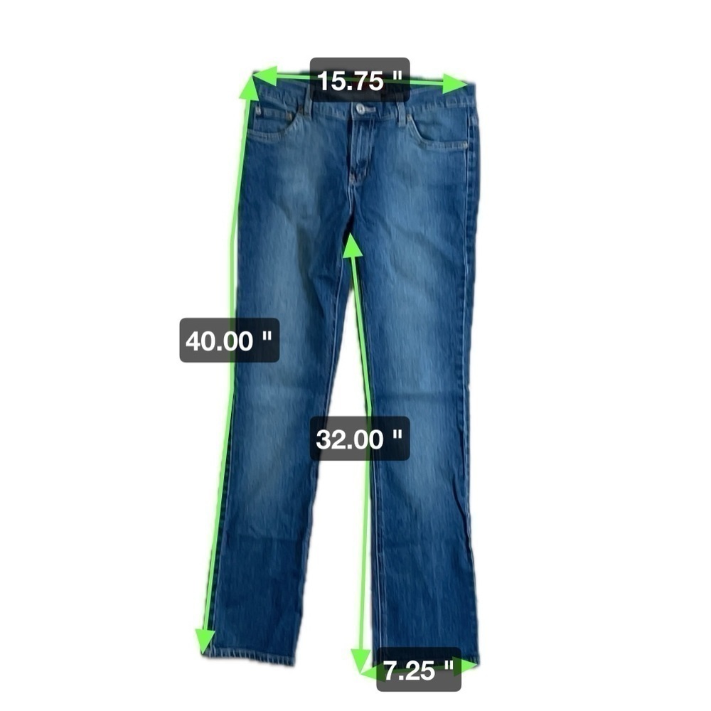 Buffalo David Bitton Vintage Blue Denim Y2K Bootcut Jeans Size 30 - Picture 6 of 6